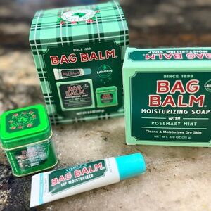 Bag Balm Skincare Gift Set with Rosemary Mint